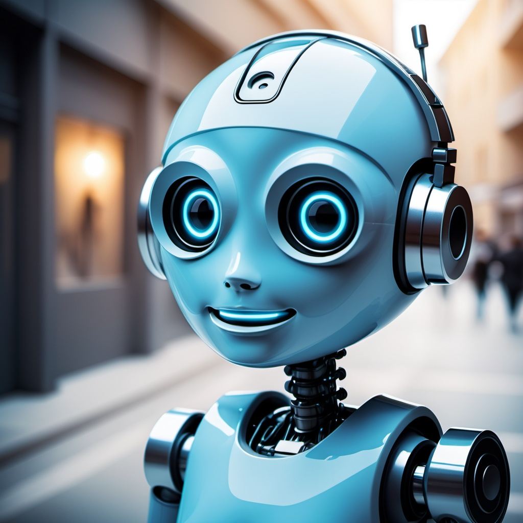 A cute robot.